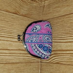 Vera Bradley Clamshell Coin Purse